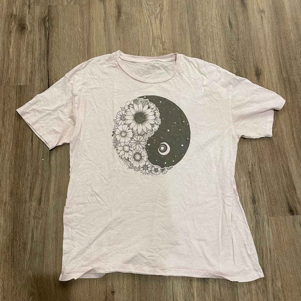 American Eagle Graphic Tee Oversized(M) 100% Cotton